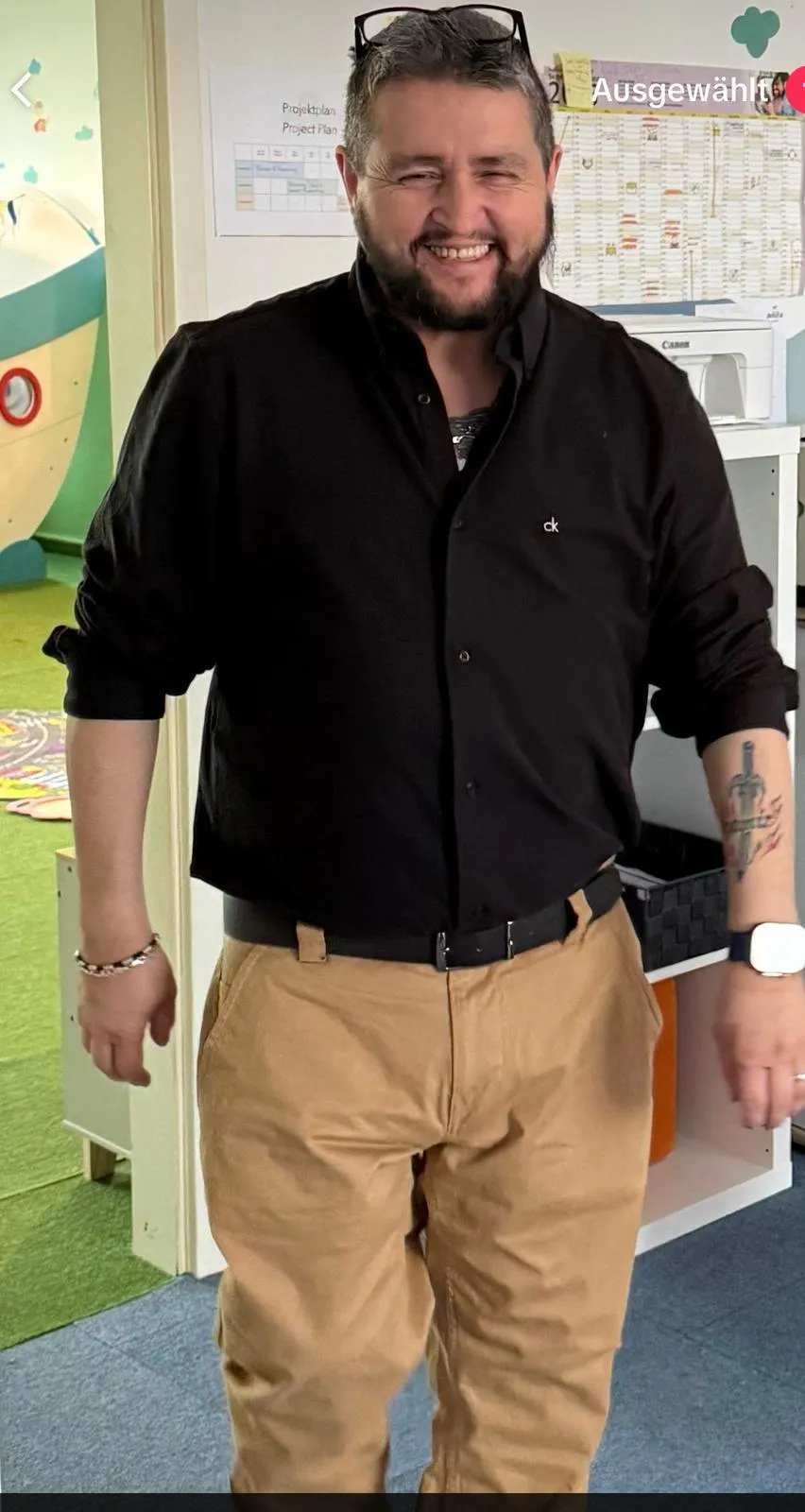 Chef am grinse n